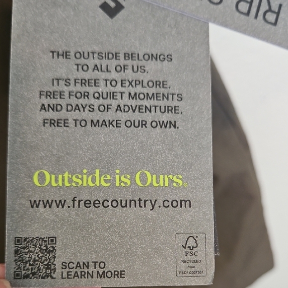 NWT Free Country Stretch Rip Stop Mens Outdoor Vest W Zip Pockets Sz. S - Picture 8 of 9